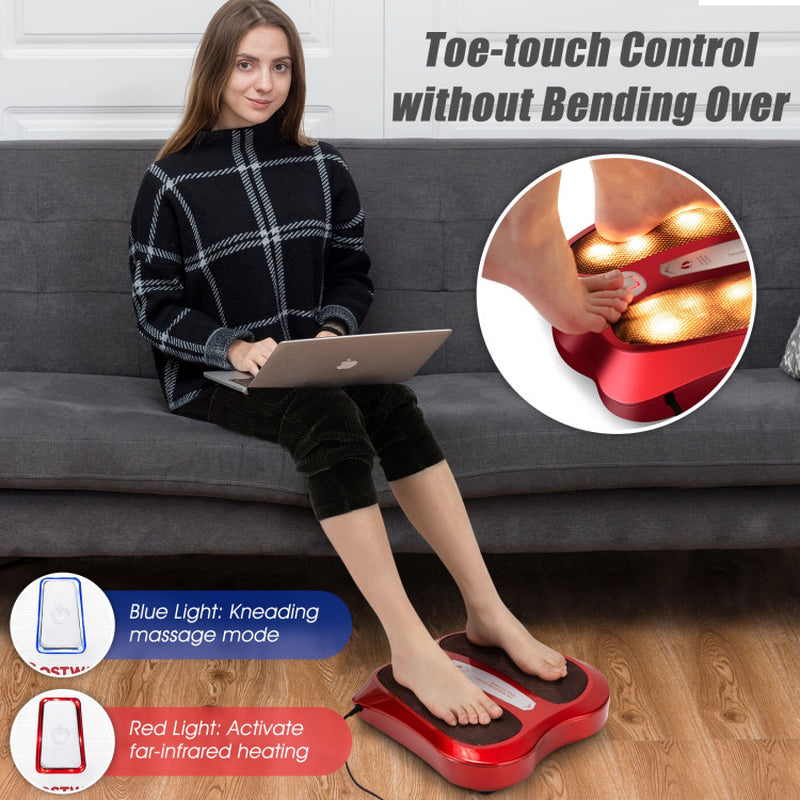 Premium Shiatsu Heated Electric Massager for Feet and Back