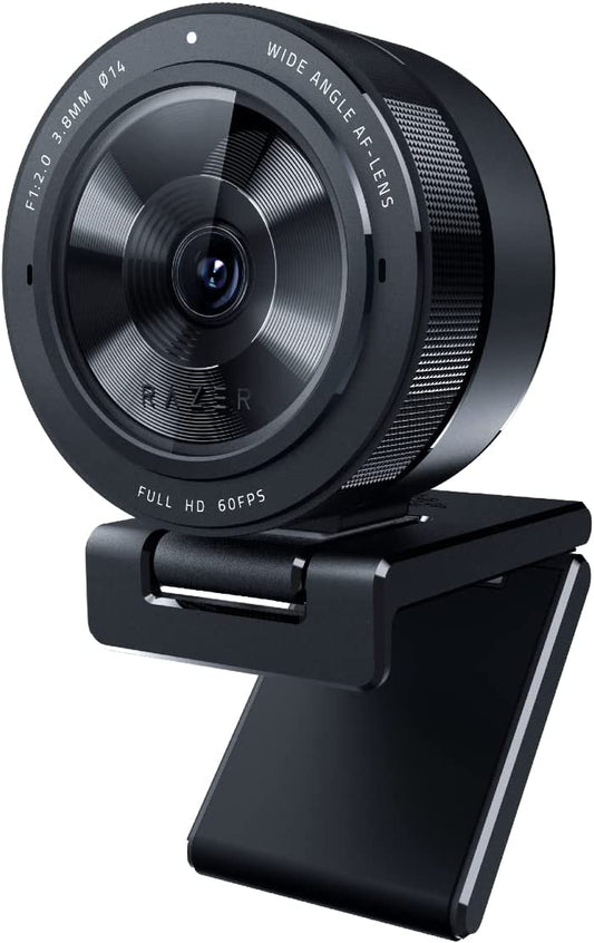 Full HD 1080P 60FPS Streaming Webcam with Adaptive Light Sensor, HDR-Enabled, and Wide-Angle Lens for Conferencing and Video Calling"