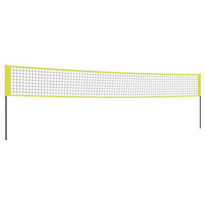 Durable PE Fabric Volleyball Net in Yellow and Black - 324"X96.1"