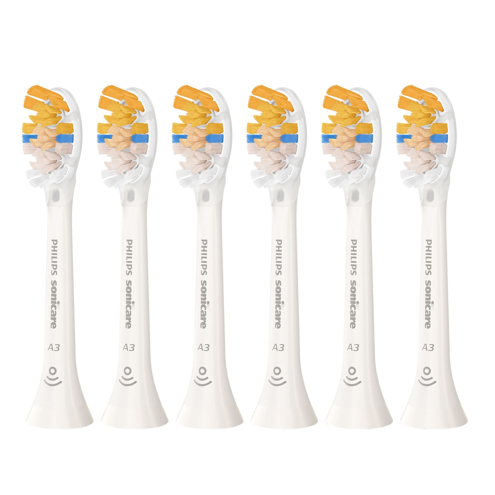 Philips Sonicare A3 All-In-One Brush Head, Pack of 6