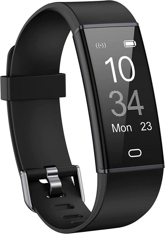 Advanced Fitness Tracker Watch with Heart Rate Monitor, IP67 Waterproof Activity Tracker for Step Tracking, Sleep Monitoring, and Calorie Tracking - Compatible with Android and iOS Devices 