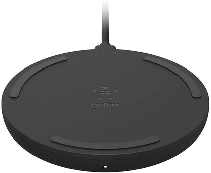 Wireless Charger - Qi-Certified 10W Max Fast Charging Pad - Quick Charge Cordless Flat Charger - Universal Qi Compatibility for Iphone, Samsung Galaxy, Airpods, Google Pixel, and More