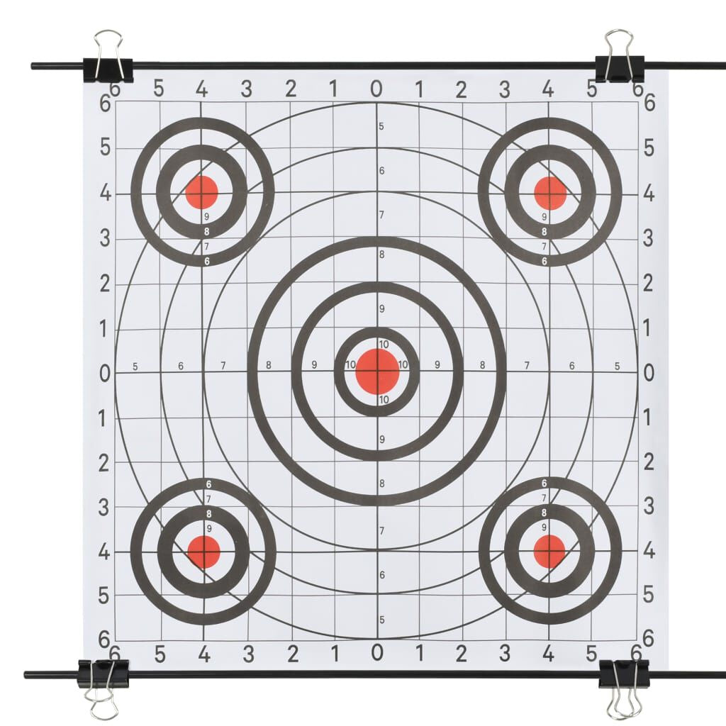 Durable Steel Target Paper Stand with 30.7"X29.9" Shooting Papers