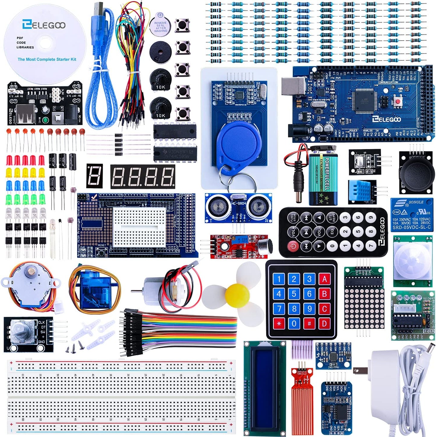 Ultimate Starter Kit with Tutorial for Arduino IDE: Mega R3 Project