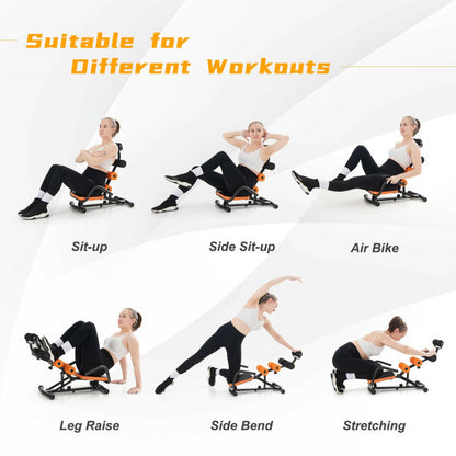Core Fitness Abdominal Trainer Exercise Bench Machine for Effective Crunches