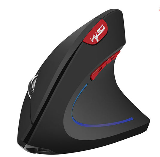 Ergonomic Vertical Bluetooth Gaming Mouse with USB Rechargeable Kit, 2.4G Wireless Mouse for Laptop and PC