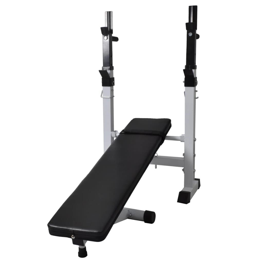 Fitness Workout Bench - Durable Straight Weight Bench for Strength Training