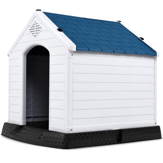 Professional title: "Durable and Weatherproof Ventilated Pet Dog House"