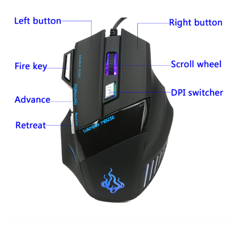 Glow Gaming Mouse Designed for Competitive Players