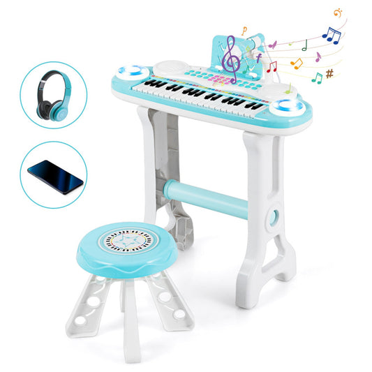 Children's 37-Key Electronic Piano Keyboard Playset