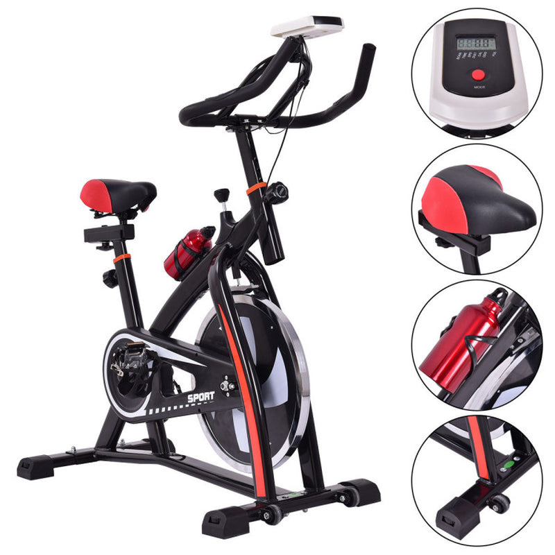 Professional-grade Indoor Exercise Cycling Bike Trainer with Advanced Electronic Meter for Home Use