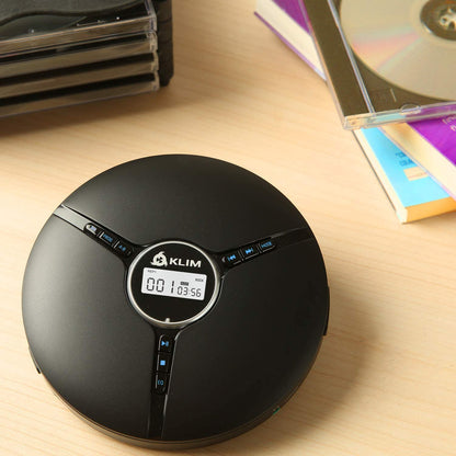 Discman Portable CD Player with Built-In Battery, Ideal Car Companion + Earphones, CD-R, CD-RW, MP3. Compact Personal CD Walkman 
